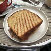 Tuna  toastie  at Dauns in East London