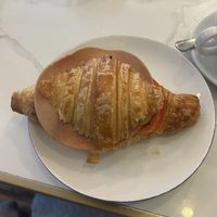 Ham, Brie & tomato croissant   at Dauns in East London