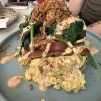 Tofu scramble deluxe   at Dauns in East London