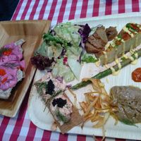 Daun's Deli tapas plate at Dauns in East London