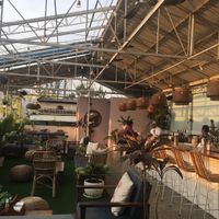 Rooftop bar at Sundown Social Club in Phnom Penh