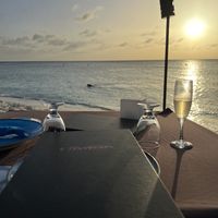   at Passions on the Beach in Oranjestad