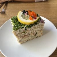 sandwich cake  at Delivore in Stockholm