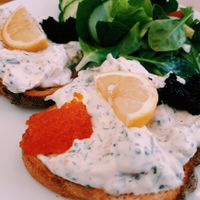 Toast Skagen at Delivore in Stockholm