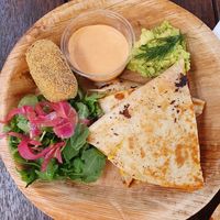 Quesadillas at Wild Spice Kitchen in Annerley