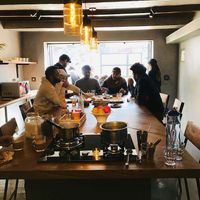 breakfast time at Karwaan in Kathmandu