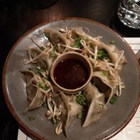 Vegan pan fried dumplings at Hills Dumplings in Helsinki