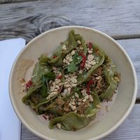 Vegan Satay dumplings at Hills Dumplings in Helsinki