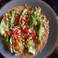 Satay Gyoza at Hills Dumplings in Helsinki