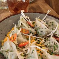 Naughty Spice and Punavuori dumplings at Hills Dumplings in Helsinki