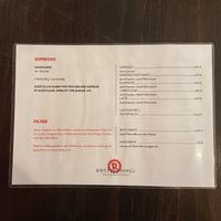 Menu 2 at Rösttrommel Kaffeerösterei Sebald in Nuremberg