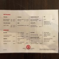 Menu 1 at Rösttrommel Kaffeerösterei Sebald in Nuremberg