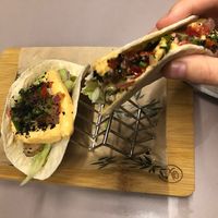 Tacos veganos at MariCastaña in Almeria