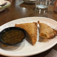 Curry puffs  at Pochana in Brisbane