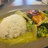 Vegan vegetable curry  at Pochana in Brisbane