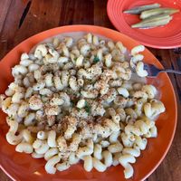 Vegan Mac and cheese at Yeto's in Biddeford