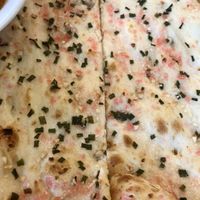 Close up of this amazing cherry nan bread. at Raja in Naha