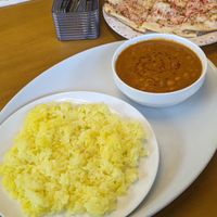 🍛Dal Curry (1100¥) + Saffron Rice (400¥) at Raja in Naha