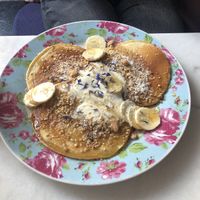 pancakes  at L'Alchimiste in Brussels