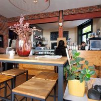 Inside at L'Alchimiste in Brussels