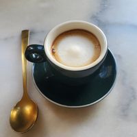 Espresso Machiato at L'Alchimiste in Brussels