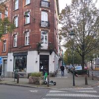 A view from outside at L'Alchimiste in Brussels