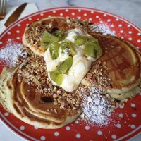 Pancake of the day at L'Alchimiste in Brussels