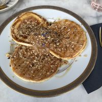 Apple pancakes   at L'Alchimiste in Brussels