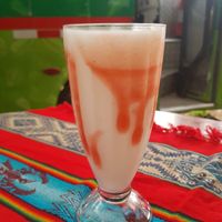Delicious milkshake at Mindo Sobre Ruedas in Mindo