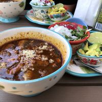 Soup of the day- bean soup at Natural Wonders in San Juan Bautista