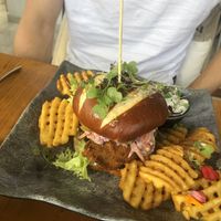 Vegan Burger  at Wild Cafe in Estepona
