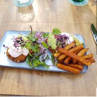 Artichoke fritters I think, very nice! at Wild Cafe in Estepona