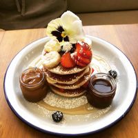 Devine gf pancakes at Wild Cafe in Estepona