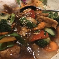 Teriyaki tofu at Green Papaya in Hamburg