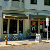 Exterior of building at The Hostel Cafe in Portland