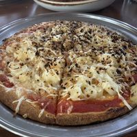Vegetarian vegan pizza at La Porchetta in Mill Park