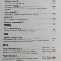 Vegan options    at La Porchetta in Mill Park