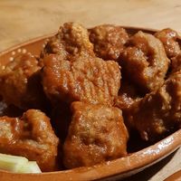 Cauliflower wings at Lxs de Abajo in Zacatecas