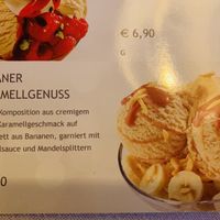 Icecard at Trattlers Einkehr in Bad Kleinkirchheim