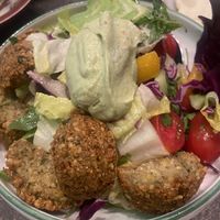 Falafel salad = 75 RMB  at Eli Falafel - Jiujiang Rd in Shanghai