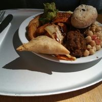 Small buffet plate  at Tibits in London