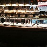 The buffet at Tibits in London