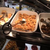 buffet at Tibits in London