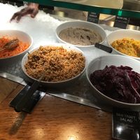 salads at Tibits in London