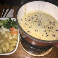 Vegan fondue (booking required ) at Tibits in London