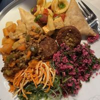 Vegan assortment! at Tibits in London