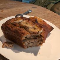 Banana bread at Bakeshop Pivot in Seoul