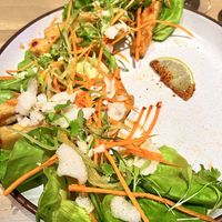 Vegan Angry Tofu Lettuce Wraps  at Earls in Plano