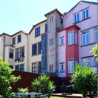 Pleasant outside space at O Pretinho do Japão in Porto
