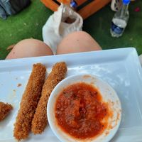 Tofu fingers! Yummy at VEGAN GARDEN in Barranquilla